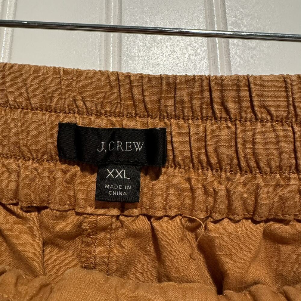 J Crew Tan Pink Pull On Cargo Shorts Hiking Gorpcore Size XXL - Picture 3 of 5